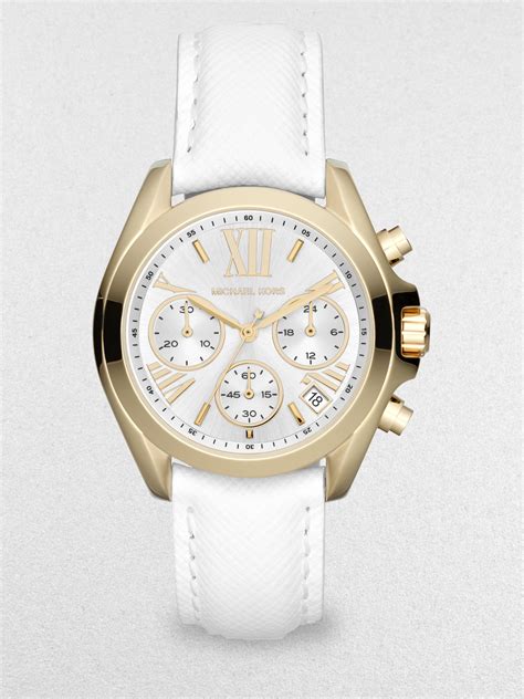 michael kors watch ndw2m5|Michael Kors leather watch.